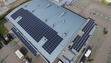 Zonnepanelen sporthal De Tulp