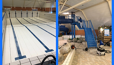 Groot Onderhoud Zwembad de Wasbeek te Sassenheim             