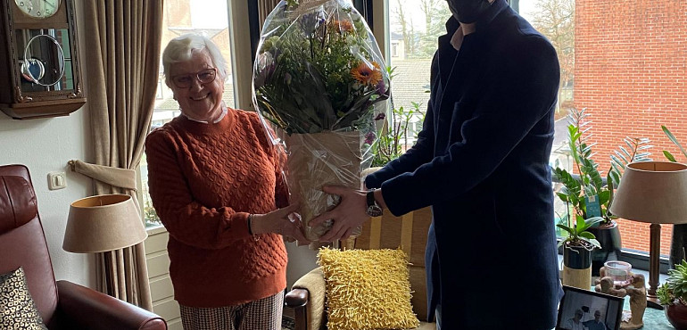 Drie blije mensen