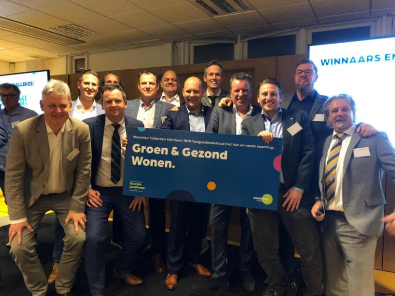 Een van de winnaars Energiechallenge Woonstad Rotterdam