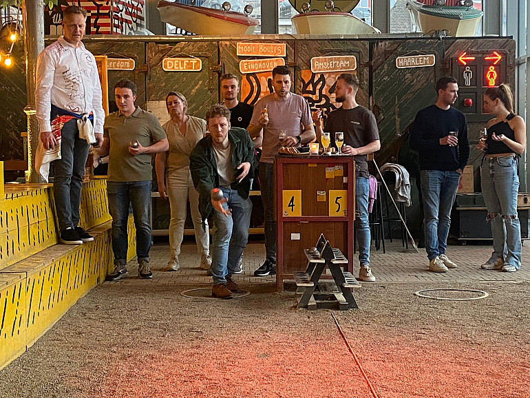 Slingers als je door je proeftijd heen bent