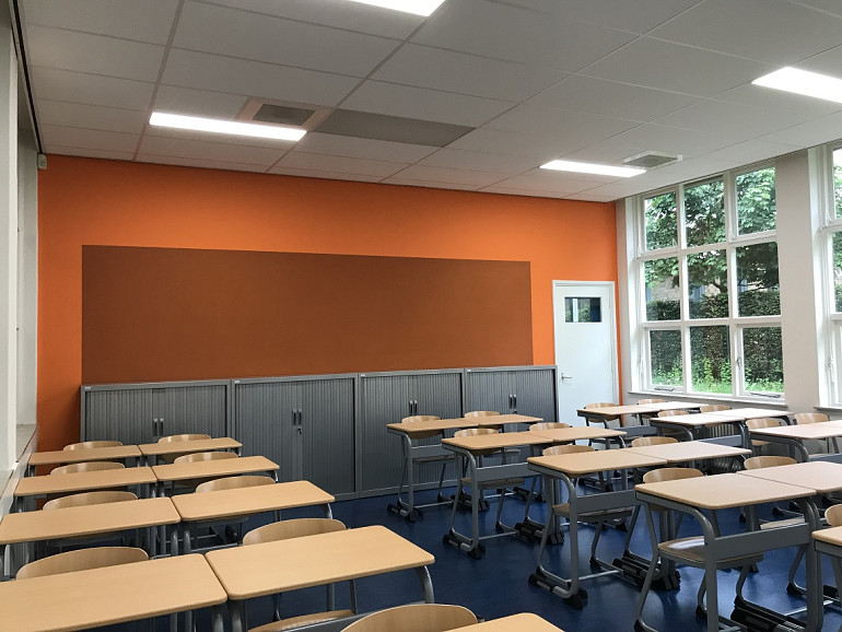 Verbouwing â€œproeflokaalâ€ HBM (Haemstede-Barger Mavo)