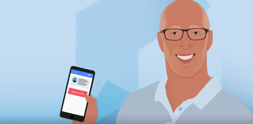 Bij het Baken, staan deze heren ''Samen sterk op daken''